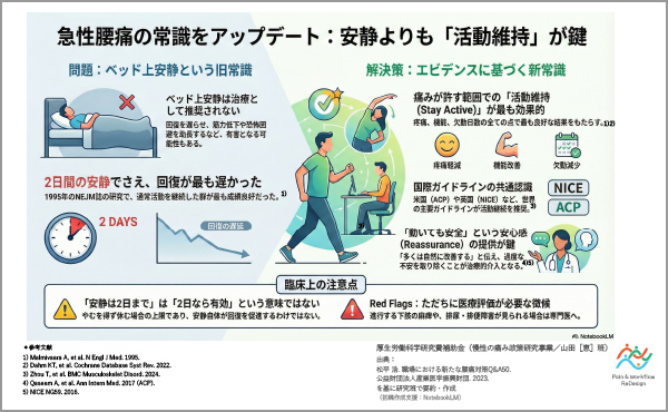 P13 急性腰痛の常識をアップデート ― 安静よりも「活動維持」が鍵